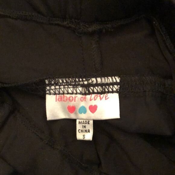 NWT Labor of Love Maternity Pants – Size Small – Black – 32” Inseam - Picture 4 of 7